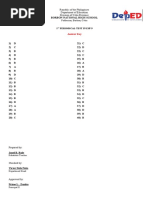 Esp 1st PT ANSWER KEY (Letters)