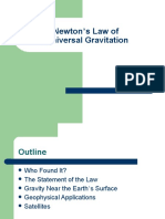 Newtons Laws of Gravitation