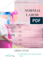 Normal Labor: Department of Obstetrics and Gynecology