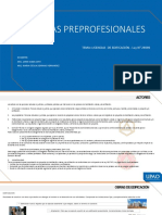 Practicas Preprofesionales: Tema: Licencias de Edificación - Ley #29090