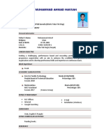 Muhammad Ahmad Hassan: Personal Information