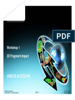 ANSYS AUTODYN 120 Workshop 01 PDF