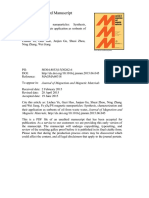 Fe3O4/PS nanoparticles for oil absorption