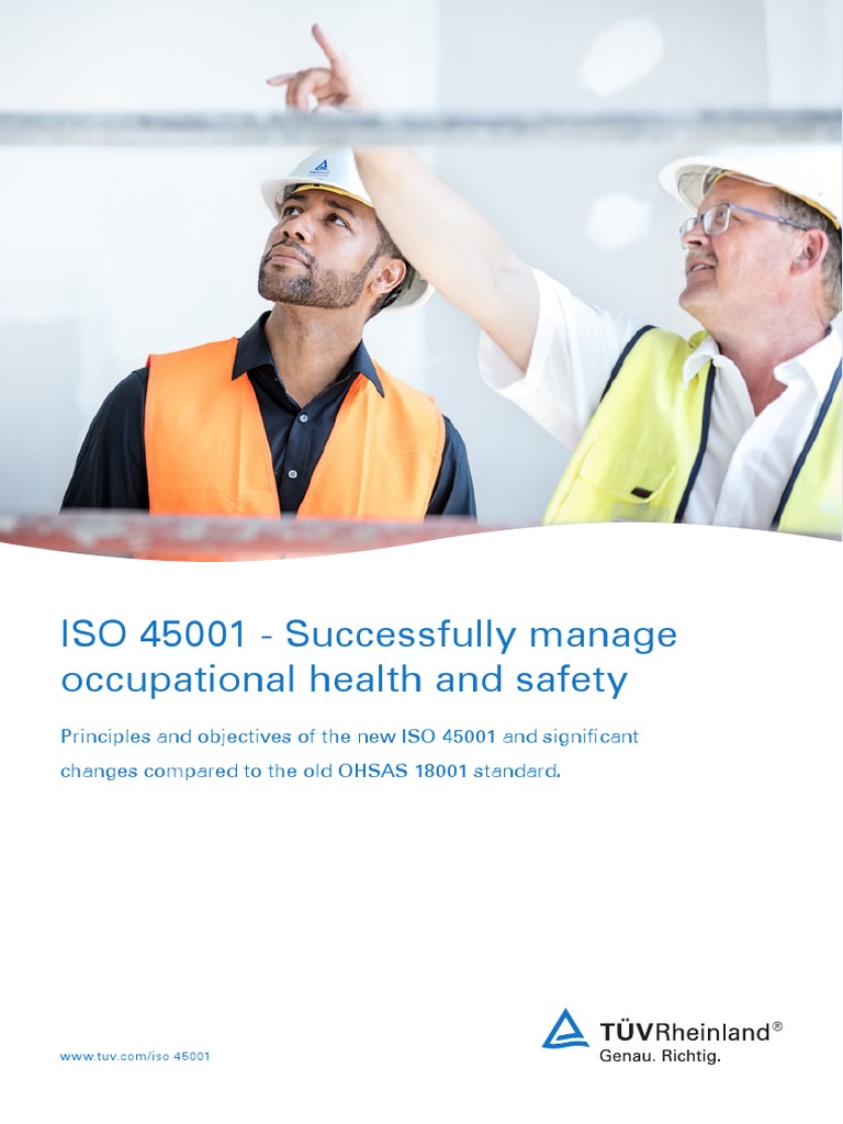 ISO 45001 - Successfully Manage Occupational Health and Safety | PDF ...