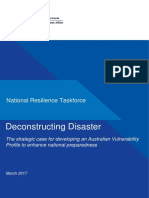 Deconstructing Disaster: National Resilience Taskforce