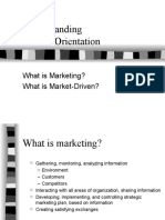 Understanding Market Orientation: What Is Marketing? What Is Market-Driven?