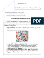 Principles and Elements of Design: Information Sheet No. 1