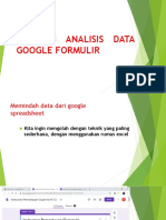 Analisis Data Google Form