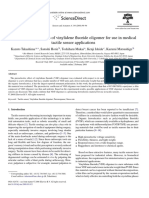 Piezoelectric Properties of Vinylidene Fluoride Oligomer For Use in Medical Tactile Sensor Applications