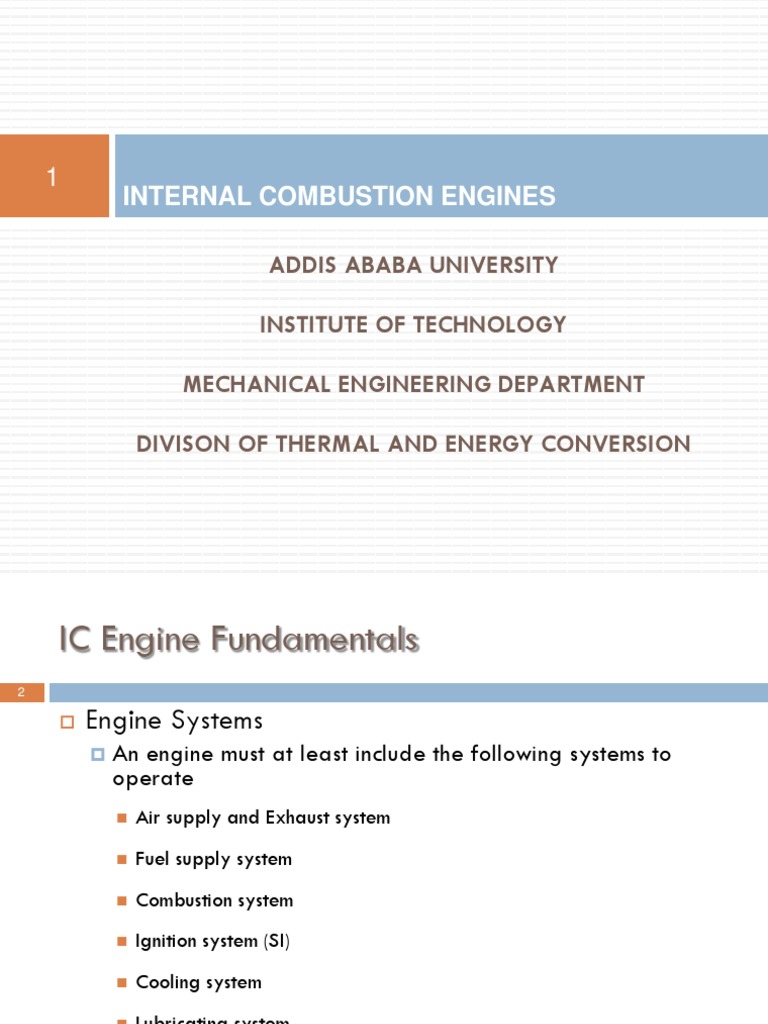 1.2introduction To IC Engine Fundamentals PDF | PDF | Internal ...