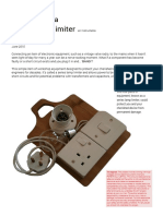 Instructable - Assembling A Series Lamp Limiter