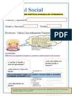 Ficha de Evaluacion Personal Social