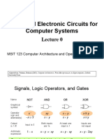 Digital Logic and Electronic Circuits