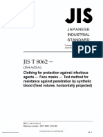 JIS T 8062:: Japanese Industrial Standard