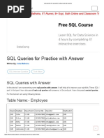 SQL Queries For Practice - Advanced SQL Queries PDF