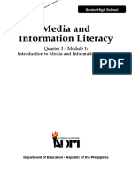 Media and Information Literacy Q1 Module1 PDF