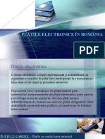 Plățile Electronice În România