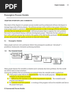 Prescriptive Process Models: Chapter Overview and Comments