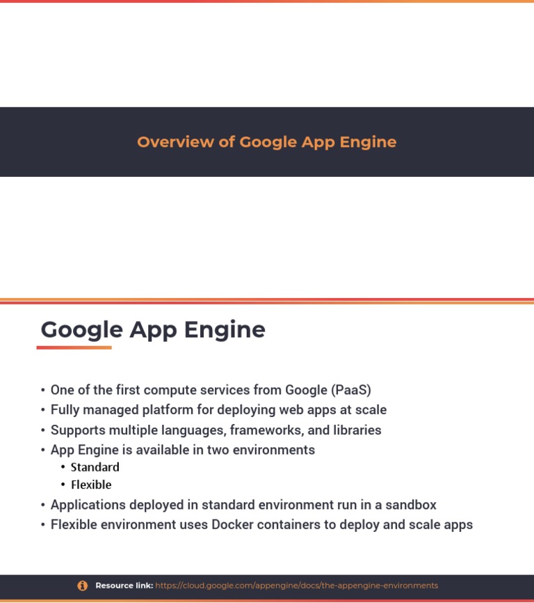 Google App Engine: PaaS Overview | PDF | Computers
