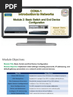 Basic Router and Switch Configuration - CCNAv7 Module 2