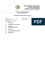 Laboratory 2 - Determination of Stadia Interval Factor