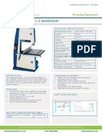 Scheppach Basa 1.0 Bandsaw: Workshop Equipment