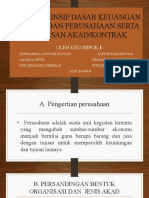 Prinsip-Prinsip Dasar Keuangan Syariah Dan Perusahaan Serta Landasan