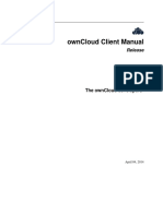 Owncloud Client Manual: Release