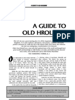 A Brief Guide To Old Hrolmar