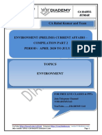 Environment Current Affairs Compilation Part-2