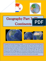 Geography Part 3: The Continents