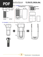 Dessin Technique : Filetage et Taraudage | PDF | Vis de fixation | Outils