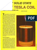 Build a Solid-State Tesla Coil Capable of 100,000 Volt Output