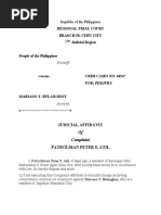 Regional Trial Court Branch 58, Cebu City 7 Judicial Region: Republic of The Philippines