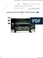 Impressora Hp Latex 26500 1,52 De Largura