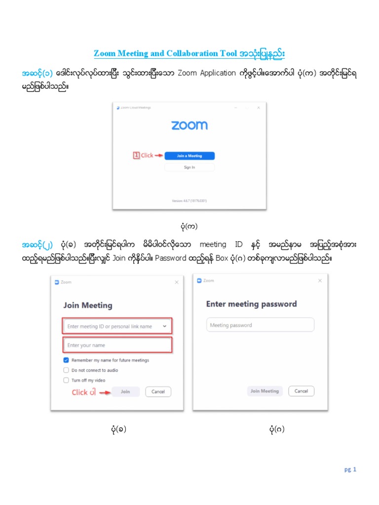 Zoom Meeting Guide PDF