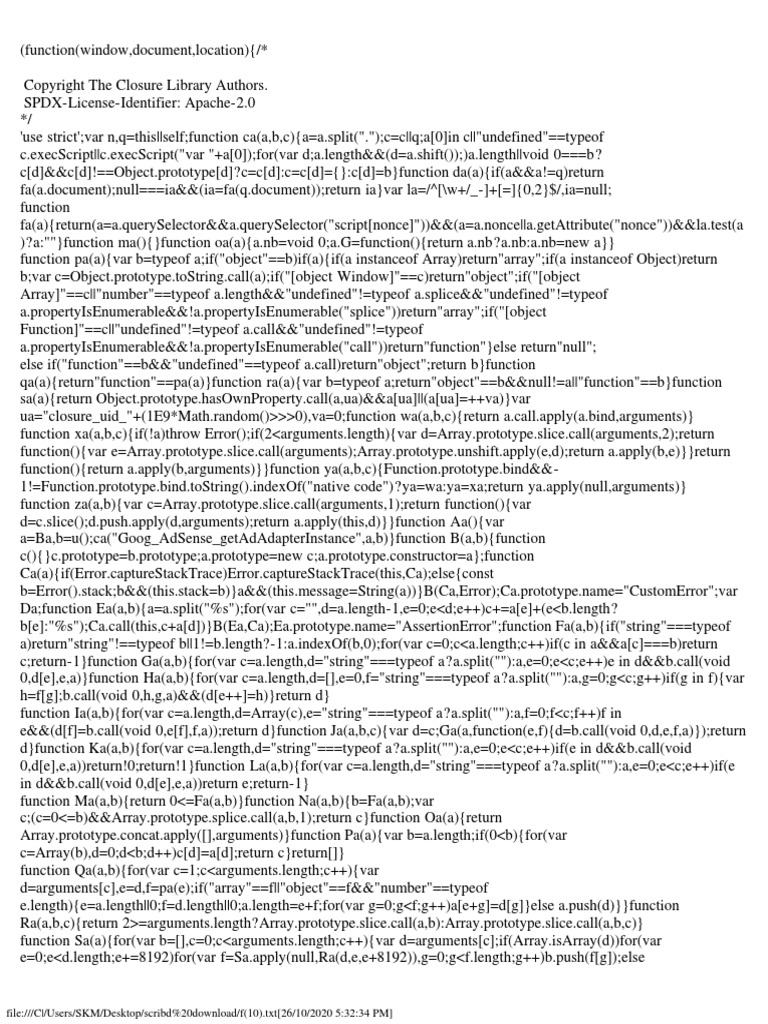 Closure Library JavaScript Functions | PDF | Computer File Formats ...