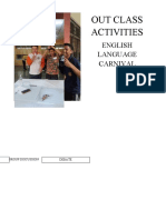 Out Class Activities: English Language Carnival