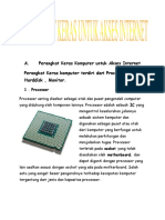 Perangkat Keras Komputer Untuk Akses Internet