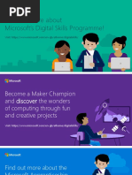 Find Out More About Microsoft's Digital Skills Programme!