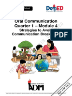 Oral Communication Module 4 PDF