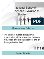 Organizational Behavior The History and Evolution of Studies