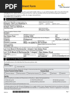 Financial Amendment Form: Estapia, Clint Lou Matthew P