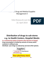 Felix Khuluza & Lutz Heide 22. April 2014: PHA 406 Drug and Medical Supplies Management II