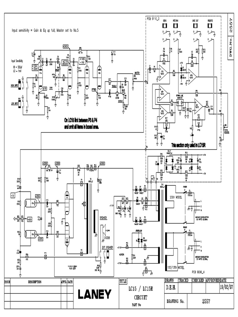 Laney LC15 Schematic PDF PDF