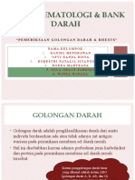 Imunohematologi & Bank Darah Kel 1