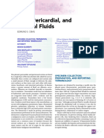 4 Pleural, Pericardial, and Peritoneal Fluid