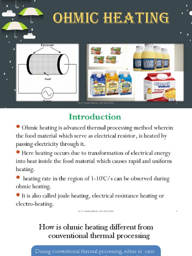 Ohmic Heating in Food Processing | PDF | Physical Sciences | Physics