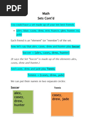 Math Cont'd