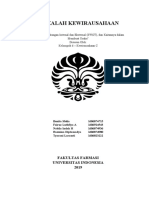 Kel 6 - Kewirausahaan C - Analisis SWOT